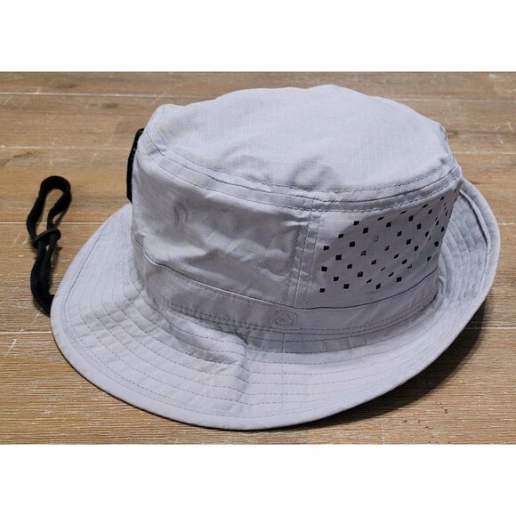 Coal The Spackler Kids – UPF Boonie Hat Light Gray Radi-Coal Patch Youth Size - Picture 2 of 7